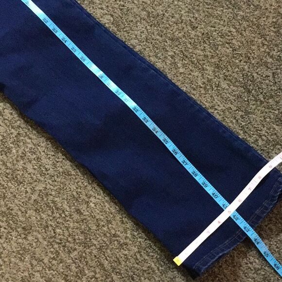 Seven7 Tummyless High Rise Slem Boot Dark Blue Denim Jeans Size Plus 16 - Picture 16 of 16